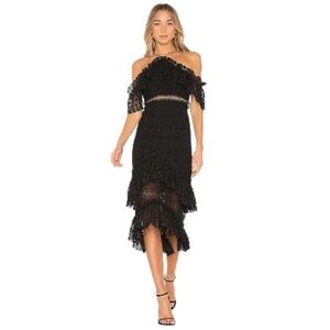 Amur Valentina Black Midi Dress 2